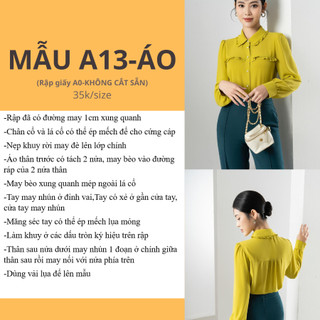 RẬP GIẤY A0 ÁO SƠ MI A13