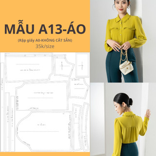 Rập giấy a0 áo sơ mi a13
