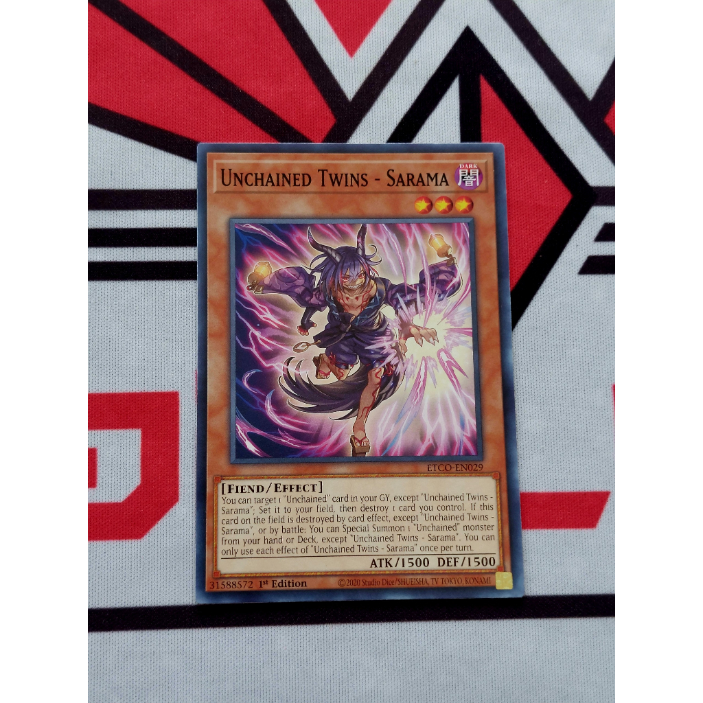Thẻ Bài Mint90 Yugioh Monster Unchained Twins - Sarama