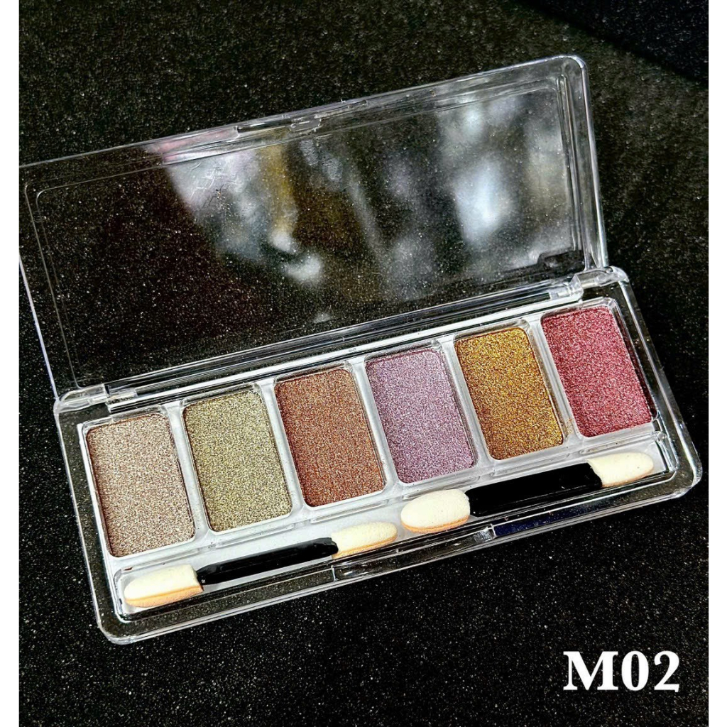 Tráng Gương 6 Ô Nhiều Màu Làm Nail