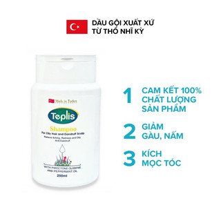 Dầu gội kích mọc tóc nhanh teplis giảm nấm và gàu