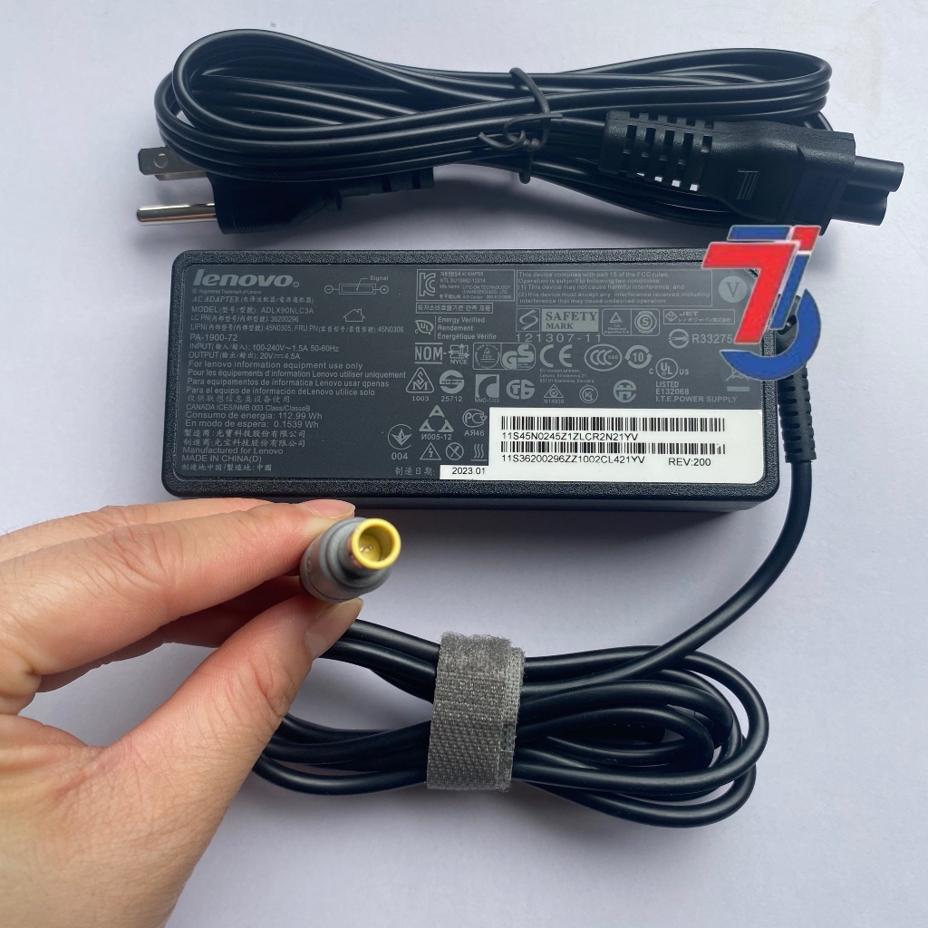 Sạc Máy Tính Laptop LENOVO 20V-3.25A ;  20V-4.5A Chân Kim To 7.9*5.5MM Loại Tốt Chính Hãng Bảo Hành 12 tháng