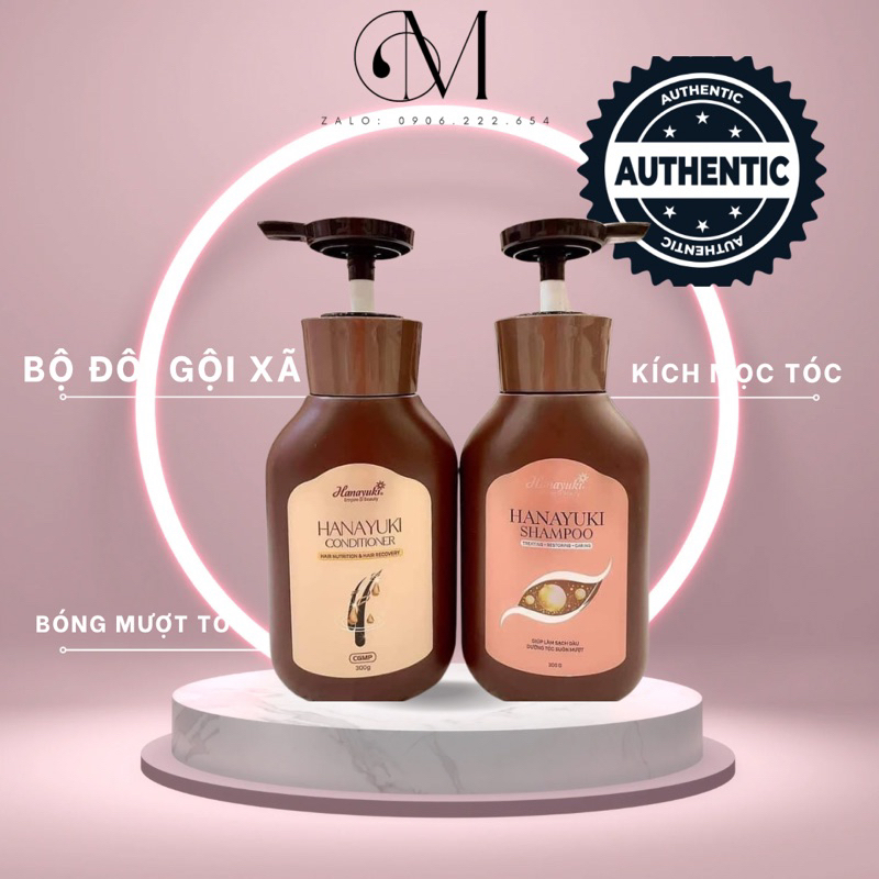 Combo gội xã thảo dược Hanayuki