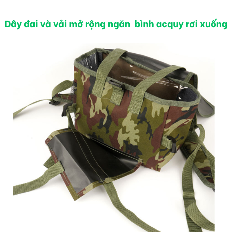 Balo chống thấm nước đựng bình acquy phiên bản nâng cấp mới 2023