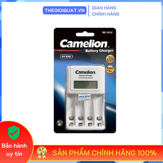 Máy sạc pin Camelion BC-1012 có màn hình, chức năng báo đầy pin - Hàng chính hãng