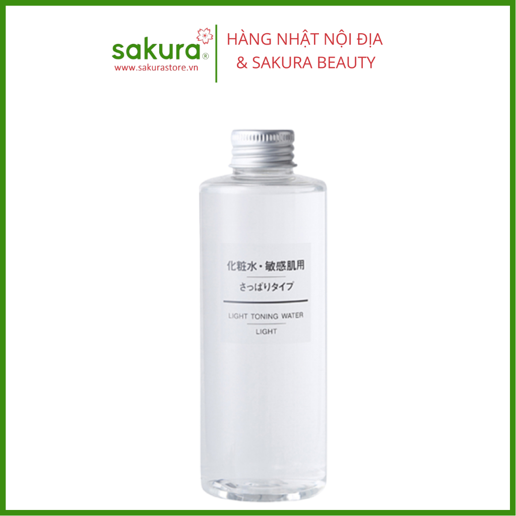 Nước hoa hồng dưỡng ẩm Muji Light Toning Water (cho da khô và da thường)