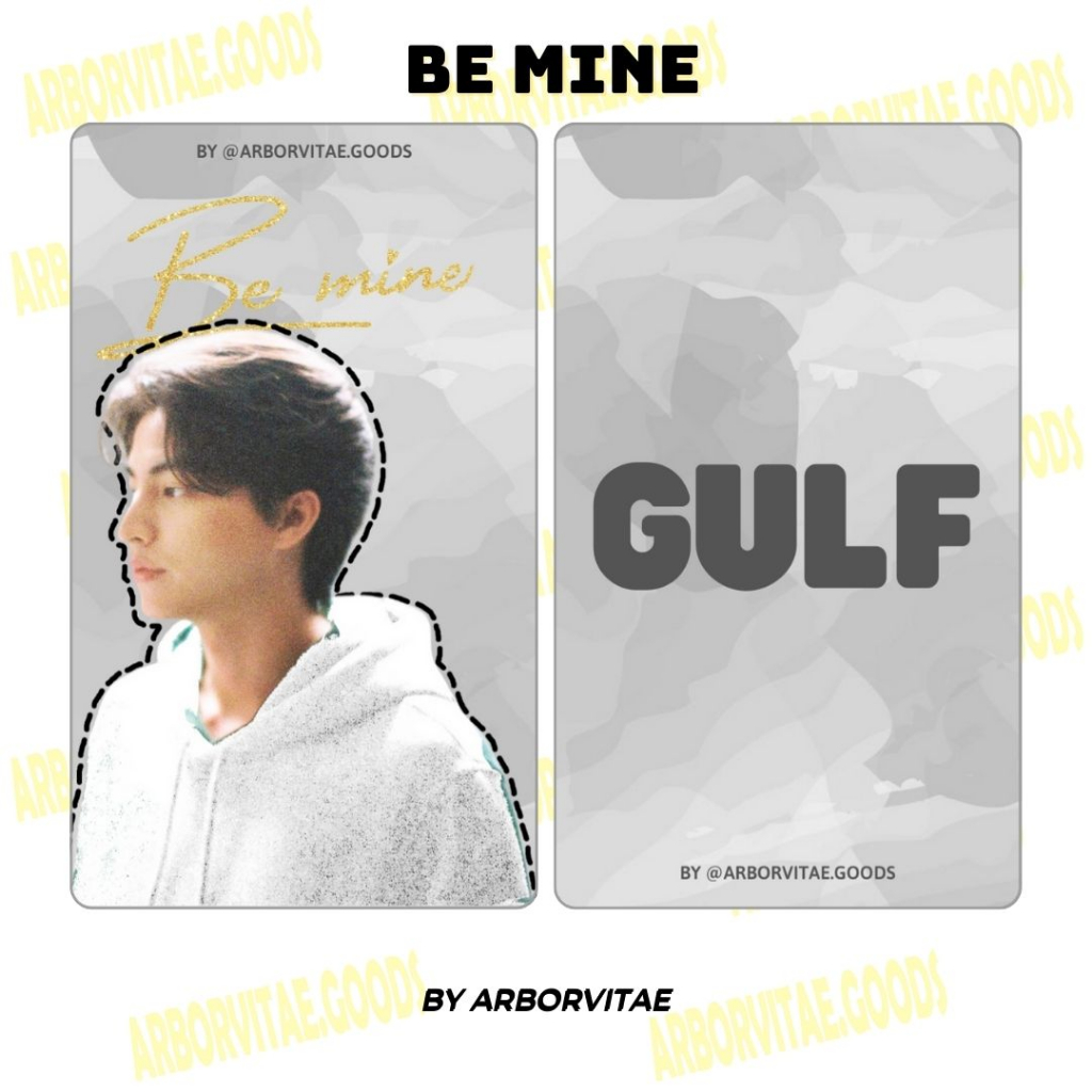 Set card bo góc "BE MINE" - Gulf