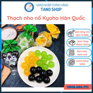 Thạch nho nổ Kyoho Jelly - Hàn Quốc, ăn vặt ngon rẻ TaNo