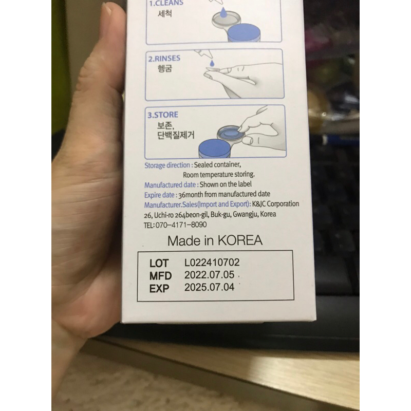 Nước ngâm/rửa lens chuyên dụng 350ml