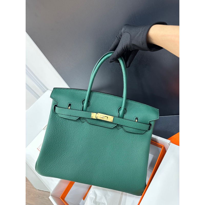 HM BIRKIN DA TOGO KHÂU TAY BÁN THỦ CÔNG XANH‼️
