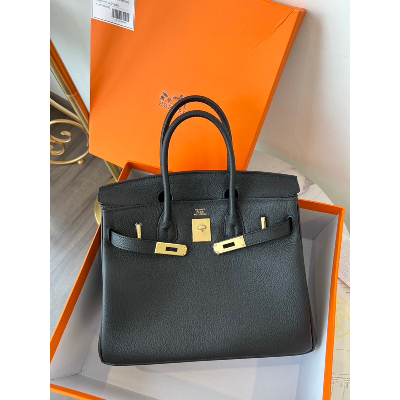 HM BIRKIN DA TOGO KHÂU TAY BÁN THỦ CÔNG Đen‼️