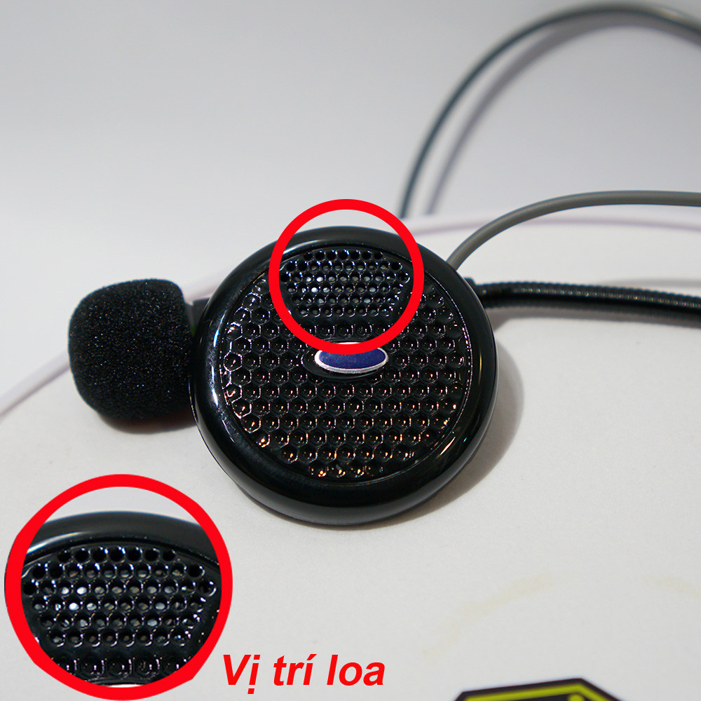 Tai Nghe Bluetooth Gắn Mũ Bảo Hiểm CONCEPT - BikerSaiGon