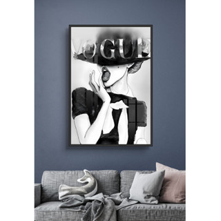 Tranh Logo Các Hãng Thời Trang, Tranh Gỗ Tráng Gương Có Khung Decor Shop Thời Trang