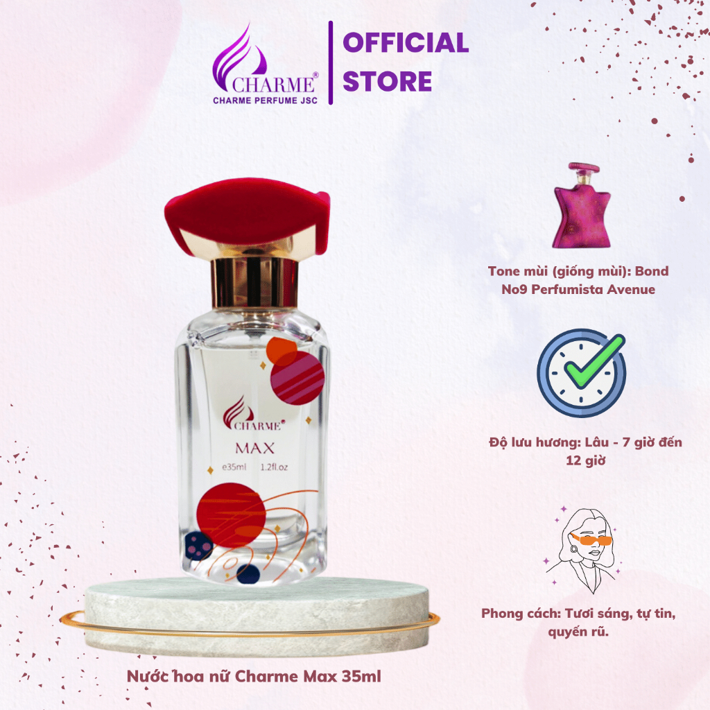 Nước Hoa Nữ Charme Max 35ml
