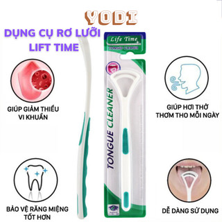 Dụng cụ cạo rơ sạch lưỡi tongue cleaner cao cấp - cây rơ lưỡi trắng life time tongue cleaner