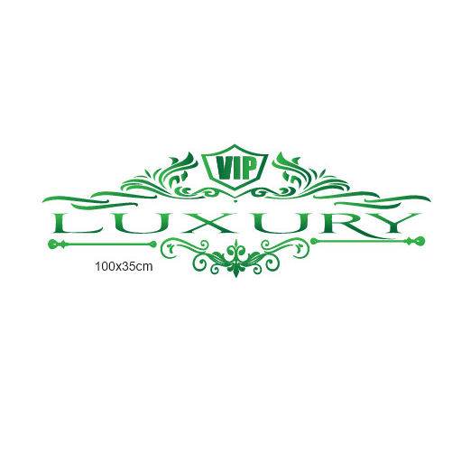 Tem luxury dán trang trí oto 35x100cm