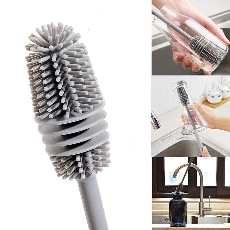 Que Rửa Cốc, Bình Sữa Silicon Tiện Dụng - Lemarsx