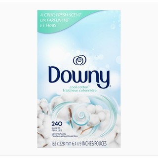 Giấy thơm Downy Cool Cotton ( 240 tờ ) - Hàng Mỹ