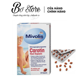 Viên chống nắng Mivolis Carotin 60v