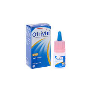 Thuốc nhỏ mũi Otrivin 0.05% trị nghẹt mũi, sung huyết mũi chai 10ml