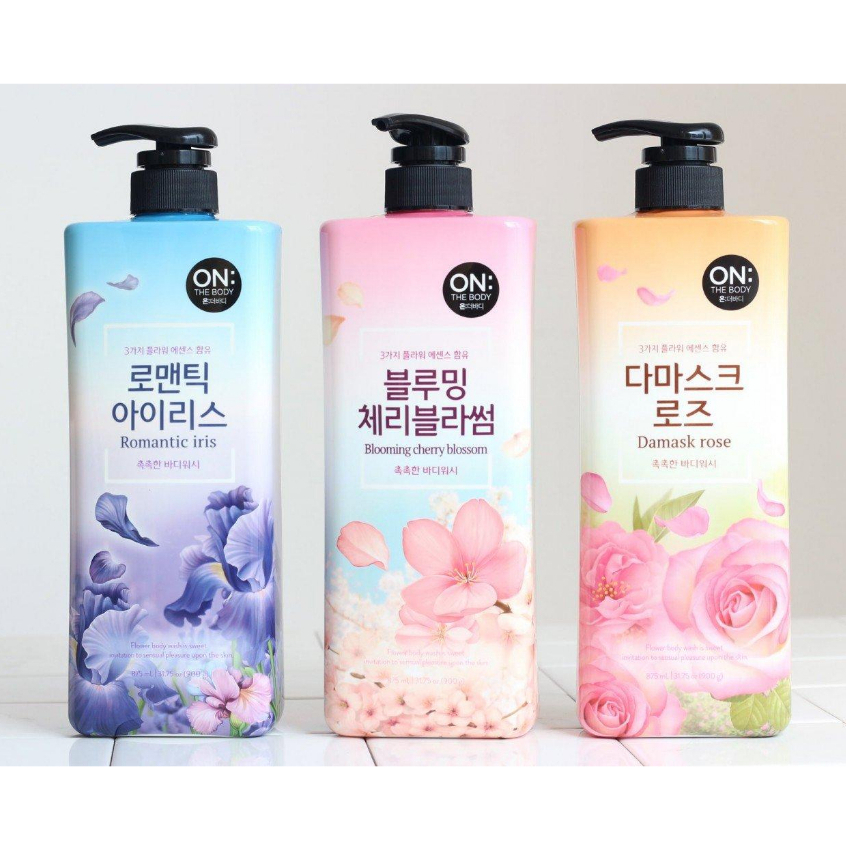 Sữa tắm dưỡng da hương nước hoa On The Body 900ml