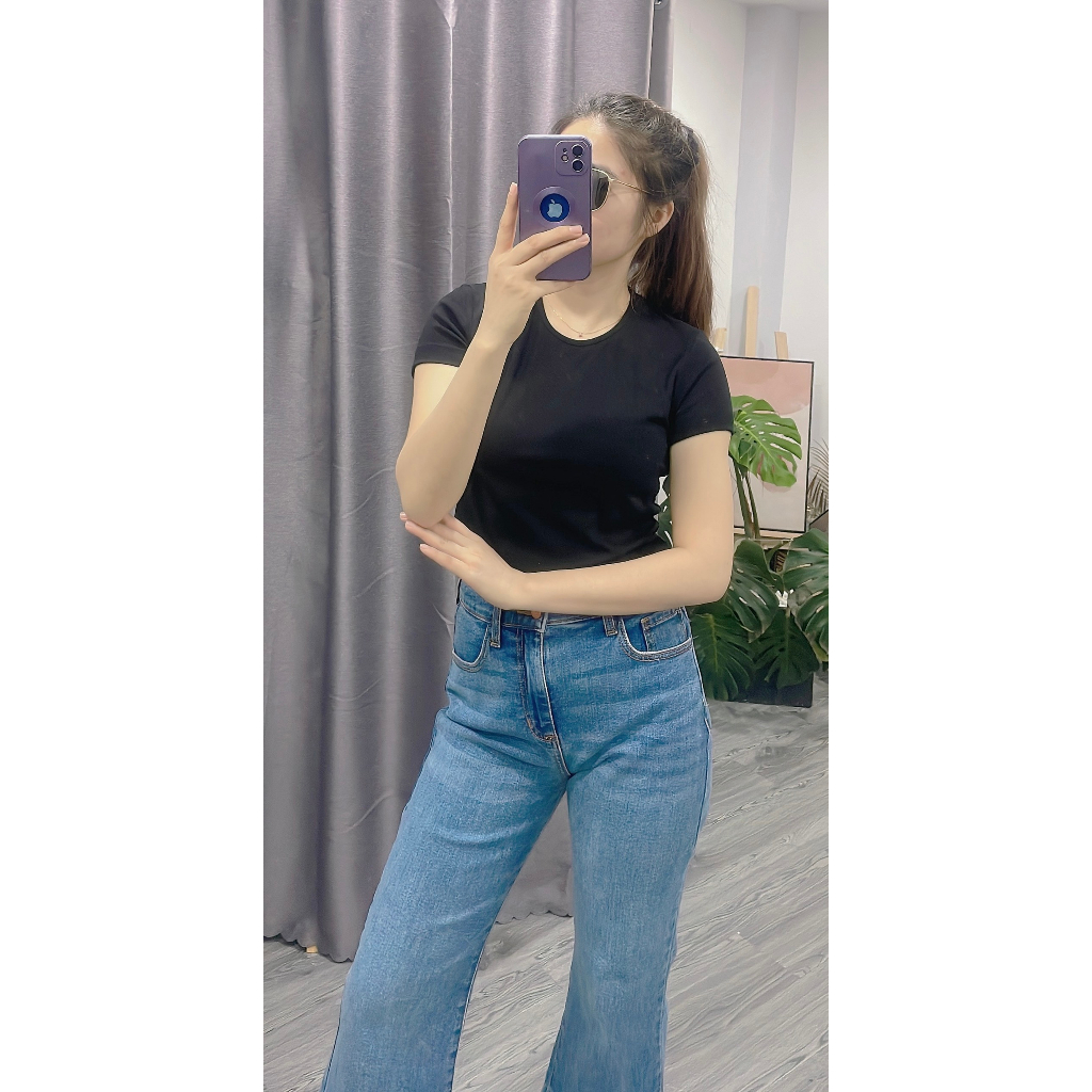 QUẦN JEAN ỐNG LOE CÓ TUA RUA