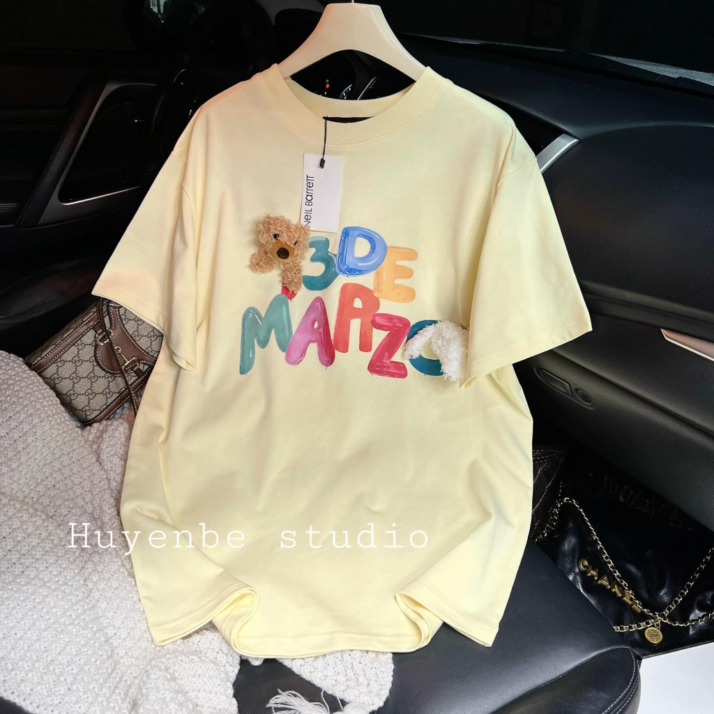 Áo thun 13de marzo cotton 100% có kèm gấu