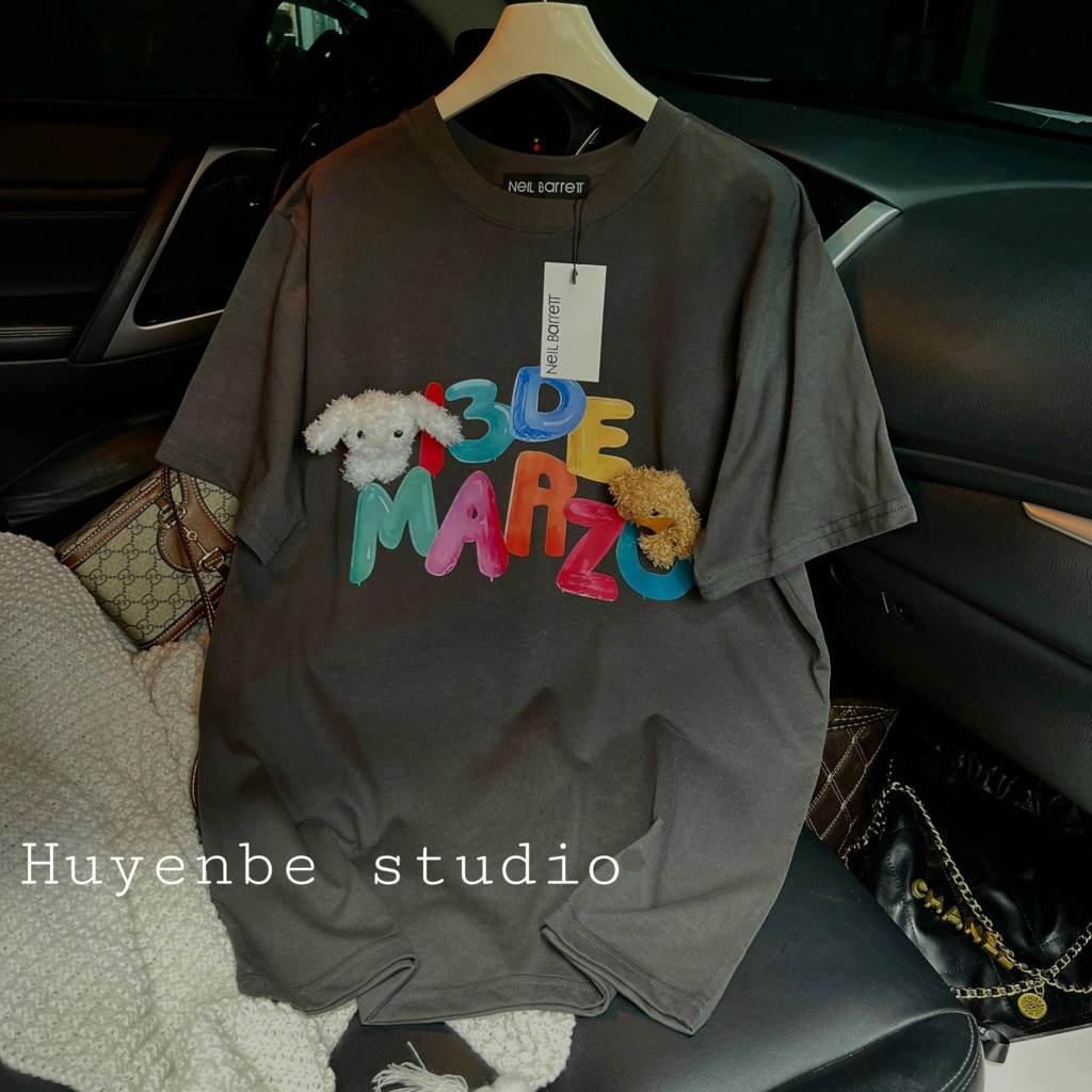 Áo thun 13de marzo cotton 100% có kèm gấu