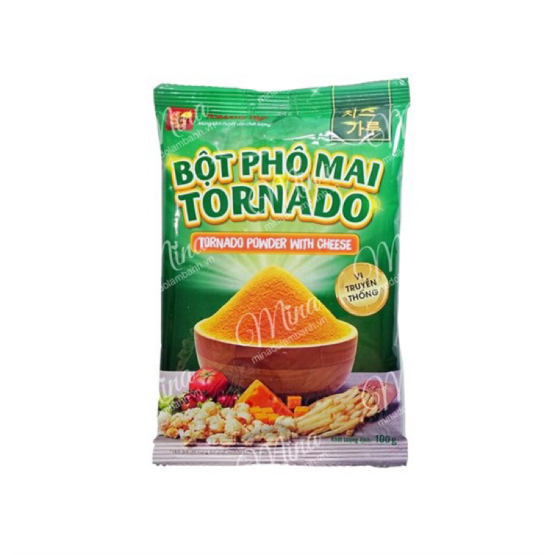 Phô mai Bột TORNADO 100g (Bột phô mai lắc)