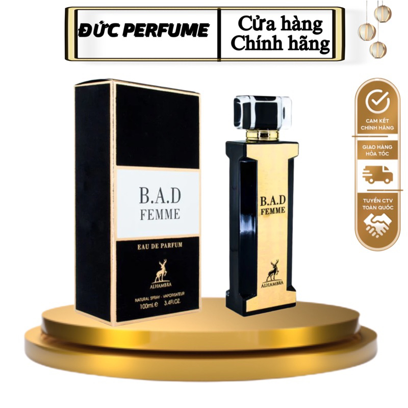 Nước hoa Dubai nữ B.A.D FEMME EDP