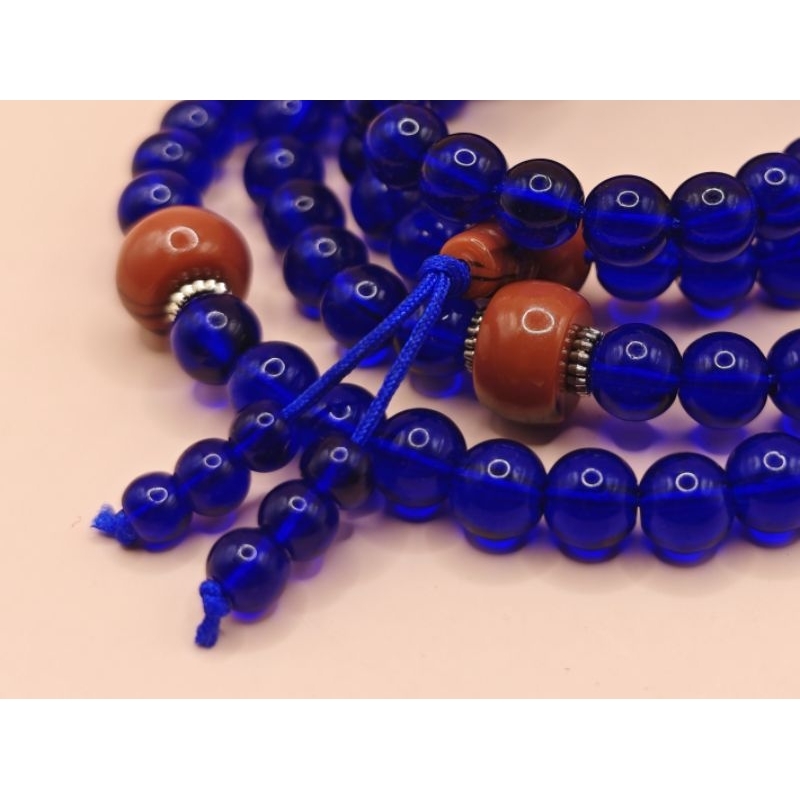 Chuỗi lưu li xanh được Ah Song Tulku Rinpoche gia trì