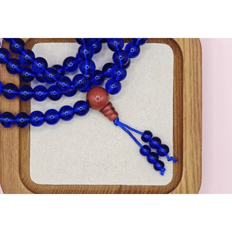 Chuỗi lưu li xanh được Ah Song Tulku Rinpoche gia trì