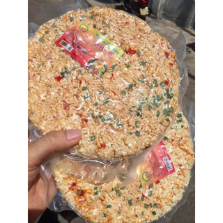 Cơm sấy mắm hành, chà bông.