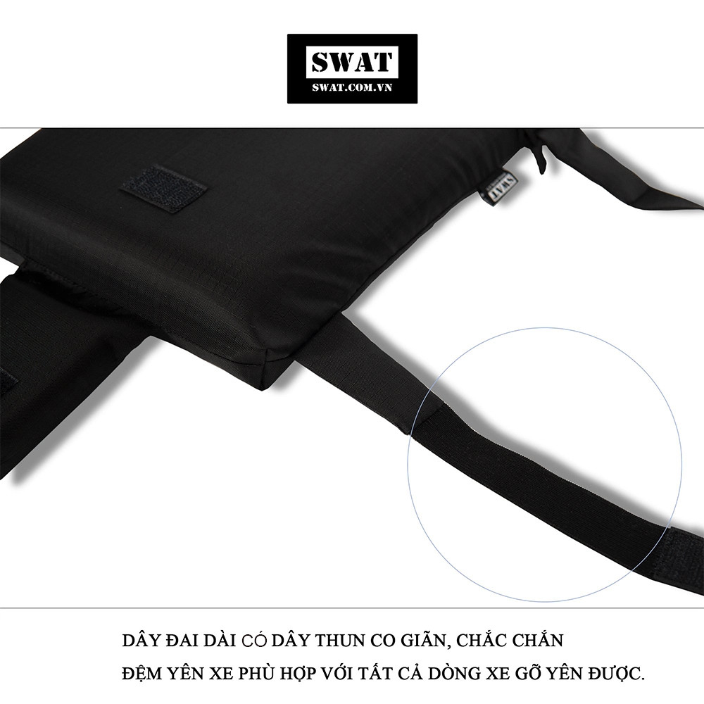 Đệm lót yên xe máy Swat, chống mỏi, chống nước, chống trơn trượt - BikerSaiGon
