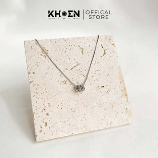 Vòng cổ - 3 vòng tròn xi bạc 925 - khoen store