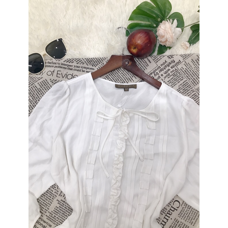 ÁO TRẮNG TAY DÀI TT55