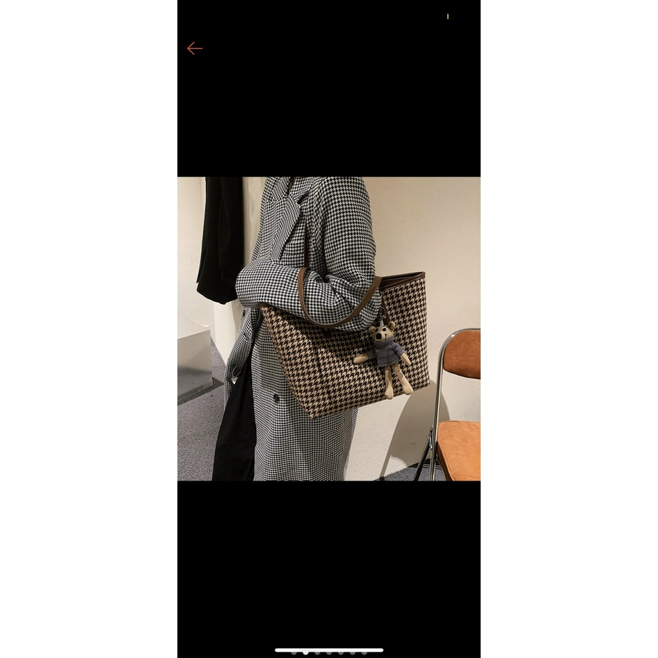 Túi tote nữ dáng vuông thanh lịch trẻ trung, thiết kế độc đẹp lạ siêu hot TDC167 | BigBuy360 - bigbuy360.vn