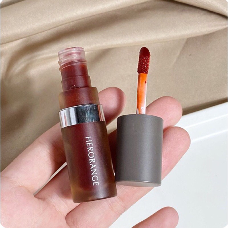 Son kem tint bóng HerOrange Mini Crystal Mist Lip Gloss nội địa Trung