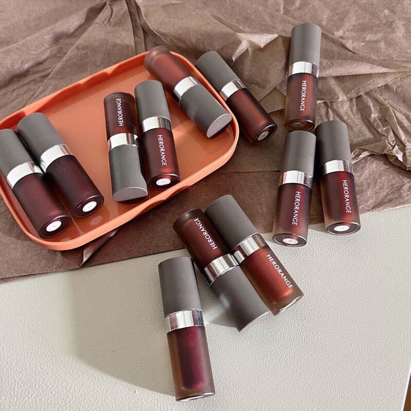 Son kem tint bóng HerOrange Mini Crystal Mist Lip Gloss nội địa Trung