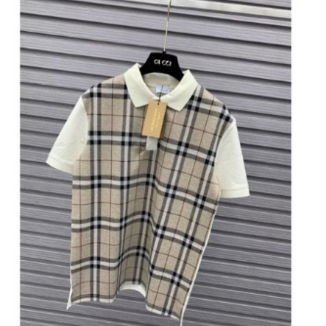 Áo polo kẻ ngang dọc chất liệu cotton poly mặc siêu mát hàng cao cấp phong cách thanh lịch