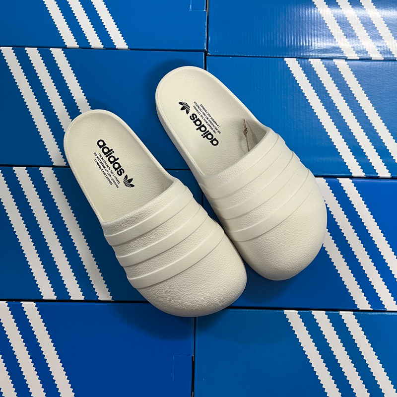 Dép Adidas Adifom Adilette Thể Thao Thời Trang Màu Trắng Nam Nữ Có Sẵn HQ8748/IG5095