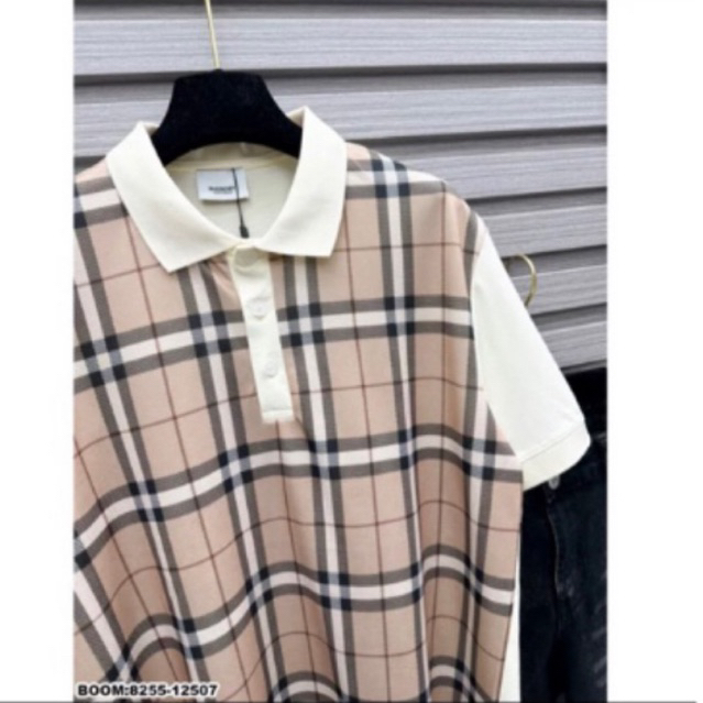 Áo polo kẻ ngang dọc chất liệu cotton poly mặc siêu mát hàng cao cấp phong cách thanh lịch