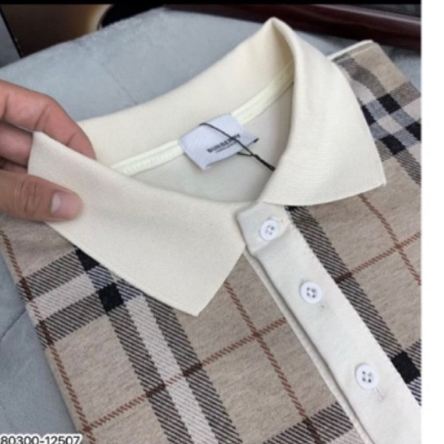 Áo polo kẻ ngang dọc chất liệu cotton poly mặc siêu mát hàng cao cấp phong cách thanh lịch