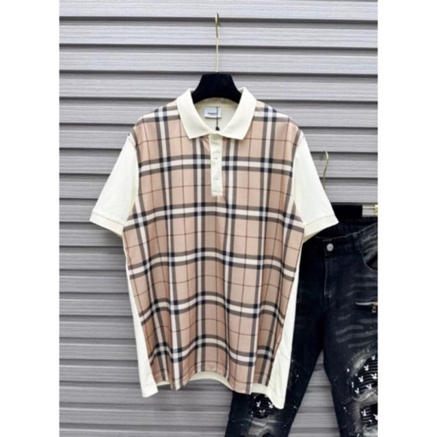 Áo polo kẻ ngang dọc chất liệu cotton poly mặc siêu mát hàng cao cấp phong cách thanh lịch