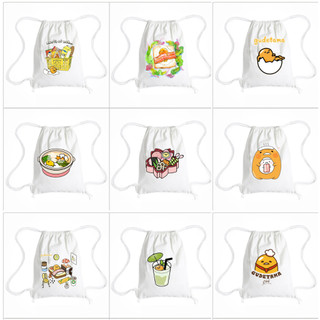 Balo Dây Rút trứng lười BLRI37 gudetama Túi Rút hoạt hình thời trang cute dễ thương idol