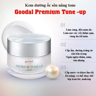 Kem dưỡng trắng thần thánh Goodal Premium Tone Up Cream