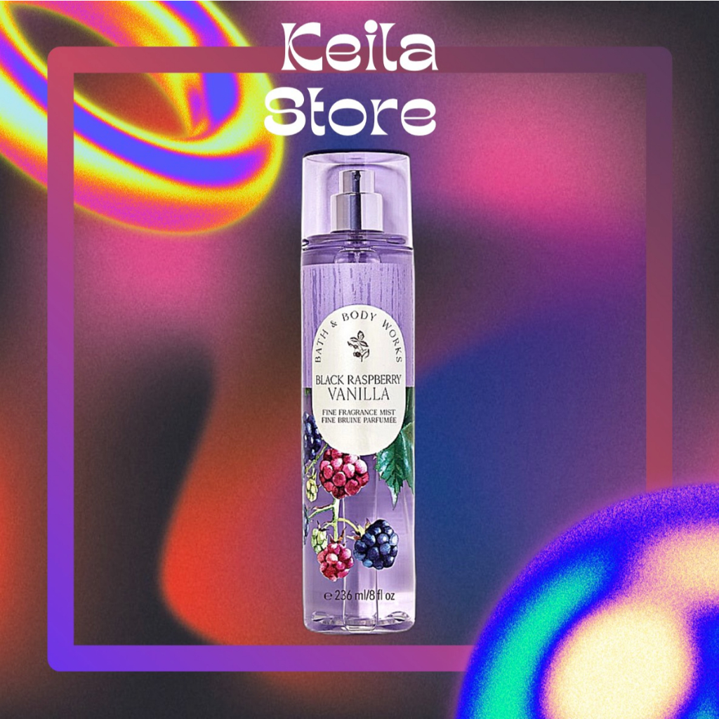 Xịt Thơm Body Mist Bath & Body Works - Black Raspberry Vanilla (30ml-50ml-100ml)