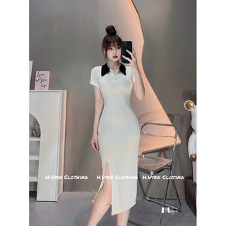Đầm body polo hàng Qc loại 1