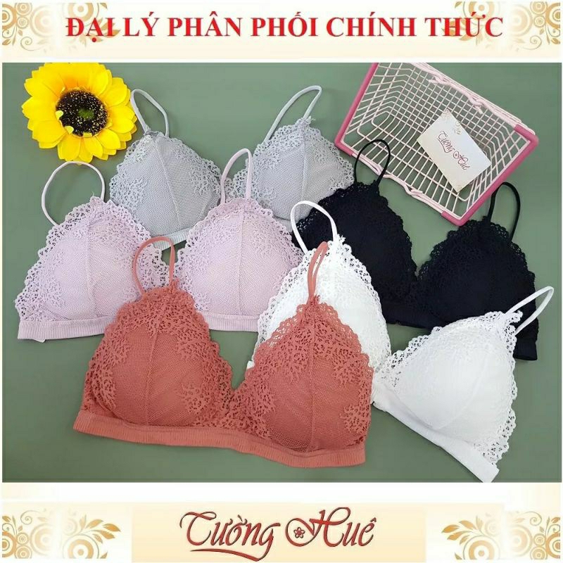 😚 Combo 3 Áo Bra ren bản cao cấp💁‍♀️