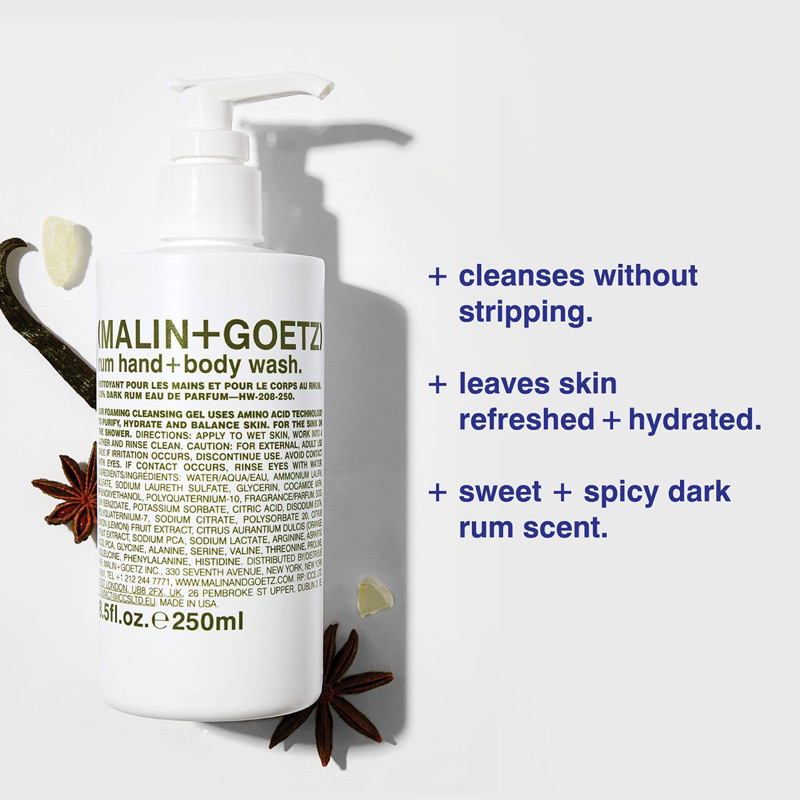 Sữa tắm MALIN + GOETZ Rum Hand And Body Wash